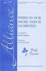 When in Our Music God Is Glorified SATB choral sheet music cover